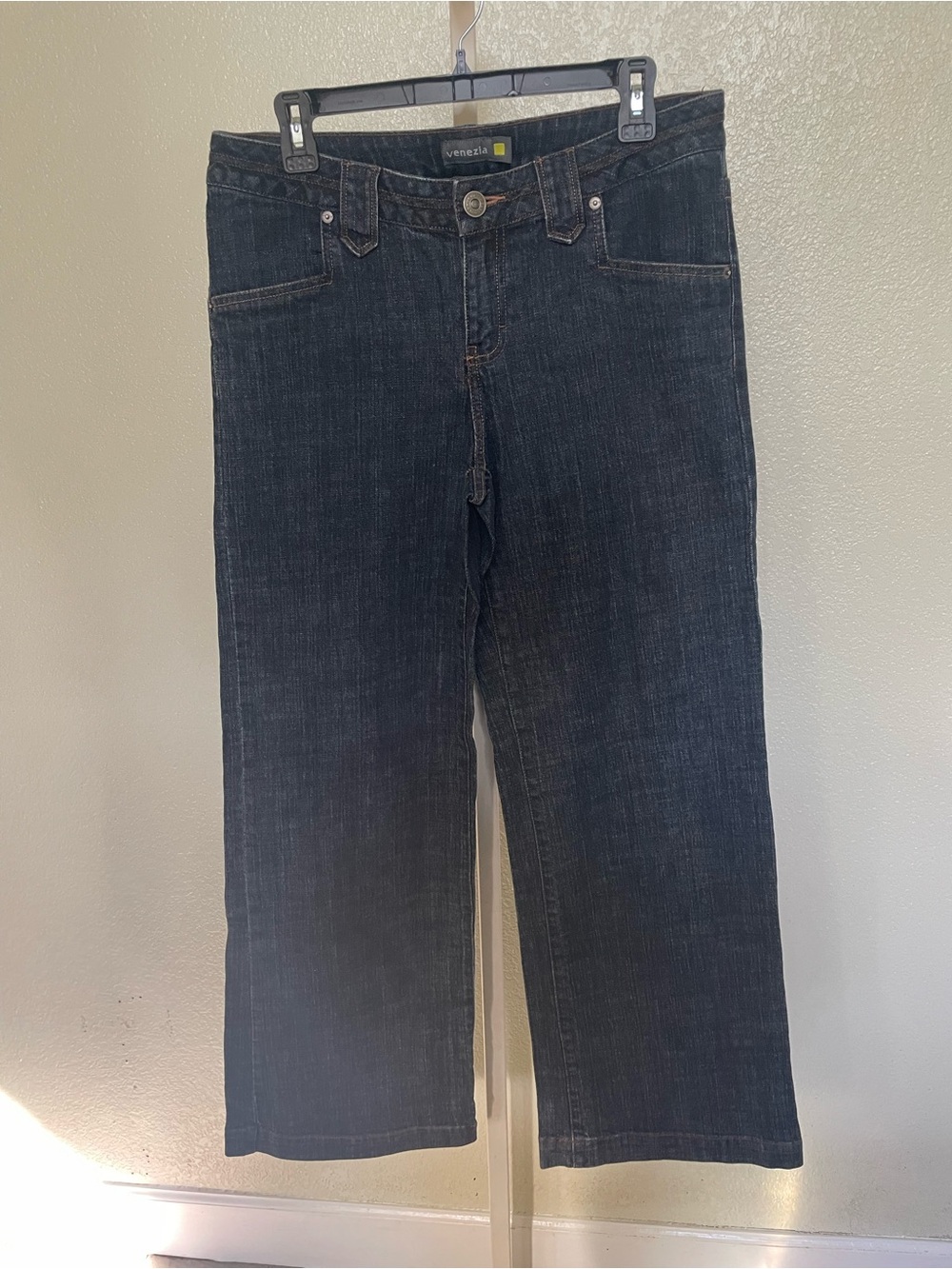 Venezia Wide-Leg Dark Blue Trouser Jeans  Classic Size 14W